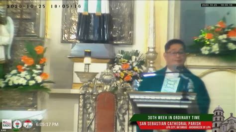 San Sebastian Cathedral of Archdiocese of Lipa Live Streaming.